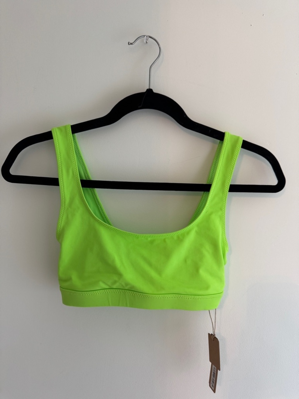 NWT Skims Neon Green Bikini Top Tank - Picture 3 of 5
